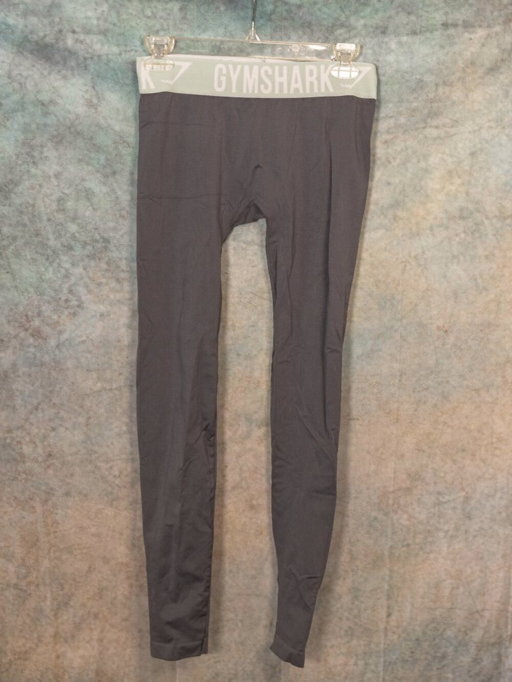 Gymshark Gray and Mint Athletic Leggings - Small